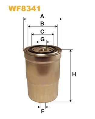 WIX FILTERS Топливный фильтр WF8341